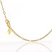 Lifetime Jewelry Figaro Chain 1.5MM, 24K Gold with Inlaid Bronze, Premium Fashion Jewelry, Pendant Necklace Made Thin for Charms, Guaranteed for Life, 16 to 30 Inches