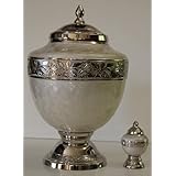 Cremation Urns, Adult Funeral Cremation Urn with Keepsake, Urn for Human Ashes