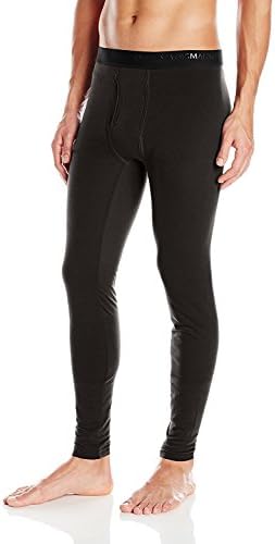 CLIMATESMART Men's Climateflex Midweight Baselayer Long Pant, Black, XX-Large