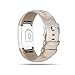 For Fitbit Charge 2 Bands, Genuine Leather Replacement Bands for Fitbit Charge 2 Gold