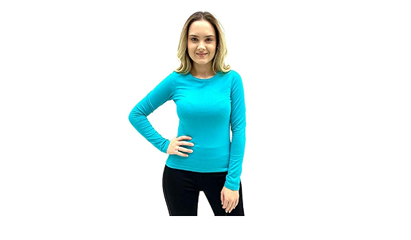 camiseta basica manga longa malwee feminina