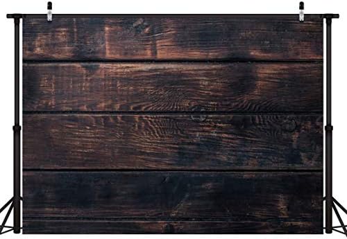 Aisnyho Wood Backdrops for Photography Retro Vintage Wooden Background for Photographers Wood Floor Backdrop for Picture Studio Photo Children Decor 7x5FT