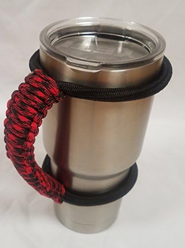 Handle fits RTIC, SIC cups, Ozark Trail, Yeti and most 30 oz Tumblers Black widow (HANDLE ONLY)