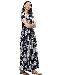 Virasat indio algodón impreso Readymade Anarkali mujeres Kurta Maxi vestido Kurti Top mujeres