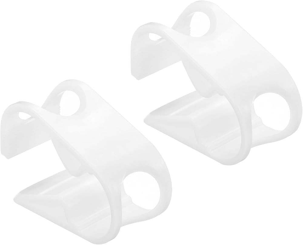 PATIKIL 2x 1/2-3/4" Tube OD Plastic Hose Clamp Clip Flow Control Pinch Valve