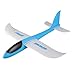 Wenasi Throwing Glider Inertia Plane Foam Aircraft Toy Hand Launch Airplane Model Outdoor Sports Toy for Kids Children Boy Girl as Gift (Blue)