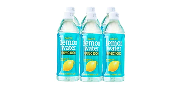 Lotte Daily C Lemon Water Pack 6 X 500ml Amazon Sg Grocery