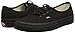 VANS AUTHENTIC SKATE SHOES (BLACK/BLACK), 6.5 Mens, 8 Womens