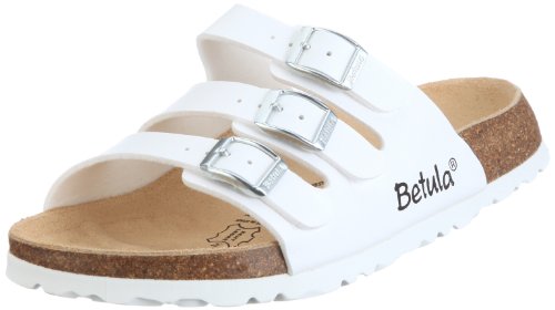 Betula Original 3-Strap Birko Flor Narrow width, White 39 N EU