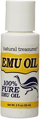 B.N.G. Natural Treasures 100% Pure Emu Oil, 2 Fluid Ounce