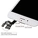 FFtopu for iPhone 6 Screen Replacement White, LCD Touch Display Digitizer Assembly with Home Button, Front Facing Camera Proximity Sensor, Ear Speaker and Full Repair Tools