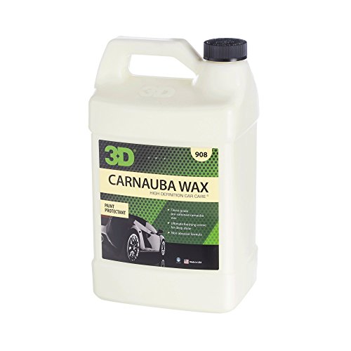 3D Carnauba Wax 1 Gallon Ultimate Protection & Deep Shine Easy to