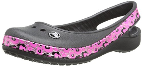 girls leopard crocs