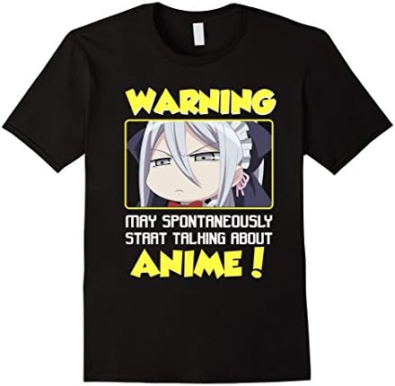Warning May Spontaneously Talk About Anime T-Shirt