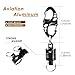 SF Strongest Magnetic Net Release Magnet Clip Holder Retractor with Coiled Lanyard Carabiner