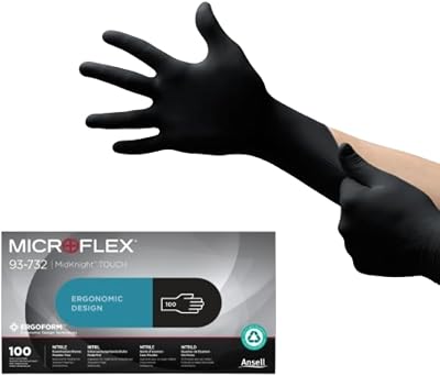 Ansell Microflex 93-732 Nitrile Gloves Large 100 pc Latex Free