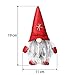 3 Pieces Christmas Gnome Mini Plush Handmade Santa Cloth Doll Snowman Xmas Figurines Toy Birthday Present for Home Christmas Holiday Decoration（Santa Gnome Plush）
