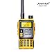 JUENTAI JT-UV007 Dual-Band Ham Two-Way Radio UHF 400-480Mhz VHF 137-174Mhz Fm Transceiver Height Power:7w FM Radio 65-105MHz Amateur Radio For DTMF CTCSS DCS FM (Yellow)