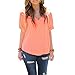 FUNOC® Women's Chiffon Short Sleeve Shirt Sexy V Neck Loose Tops Blouse T-Shirt