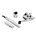 HDE Mini Collapsible Aluminum Pocket Pen Style Fishing Combo Rod Bait Cast Spinning Reel