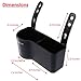 Zento Deals Food Drink Holder Tray- Car Headrest Beverage, Bottle, Food, Change, Smart Phone Tray Holder- Convenient Durable Tray for Removal Car Seat Headrest