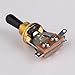 TTnight Guitar Pickup Switch, 3-Way Guitar Selector Pickup Toggle Switch Parts for Les Paul (Gold)