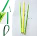 BUOP Extra Fine Black Gel Ink Pen, Forest Green Grass Leaf Novelty Design Grass Pen, Grass Blade, Grass Leaf Shaped Rollerball Pens, Creative Stationery Gift, Dozen (12) Box