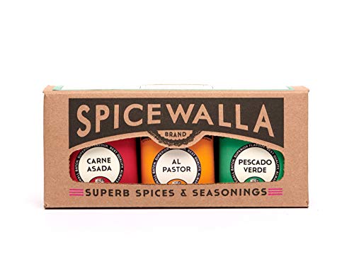 Spicewalla Taco Seasoning 3 Pack Collection | Carne Asada, Al Pastor, Pescado Verde | Non-GMO, No MSG, Gluten Free