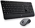 Logitech MK520 Wireless Keyboard and Mouse Combo &mdash; Keyboard and Mouse, Long Battery Life, Secure 2.4GHz Connectivity