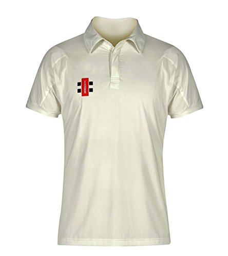 Gray-Nicolls Velocity Cricket T-Shirts & Trousers Uniform Dryfit Dress (Short Sleeve Cricket Shirt, Large)