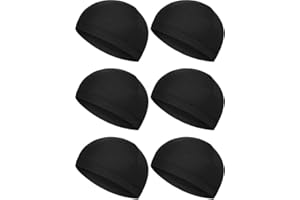 Cycling Skull Cap Breathable Beanie Caps, 6Pcs Helmet Liner Running Hat