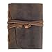 Leather Journal Lined Paper Gift Set - Refillable Journals for Men, Leather Bound Journal for Women, 5 x 7 Handmade Vintage Writing Journal. Leather Notebook to Write in, Leather Travel Journal Diary