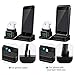 Charging Stand Compatible with Apple Watch, 3 in 1 Charging Station Silicone Compatible with iWatch Series 5/4/3/2/1, Airpods, iPhone 11/Xs/Xs Max/Xr/X/8/8 Plus/7/7 Plus/6 (Not Include Cable/Adapter)