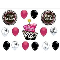 Zebra Stripe Cake Balloons