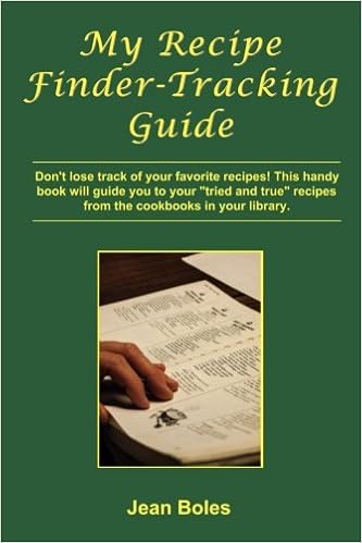 My Recipe Finder Tracking Guide Boles Books 9781541233171 - 