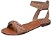 Breckelle's Women's Open Toe Ankle Strappy Braided Flat Sandal