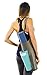 Yoga Mat Bag Carrier + Extra Yoga Mat Strap Holder for Carrying Yoga Mat - with 2 Extra Pockets For Keys, Phone and Extras. Cotton Canvas Tote Gym Sling - Yoga Bag for Men Women and Kids (Blue)