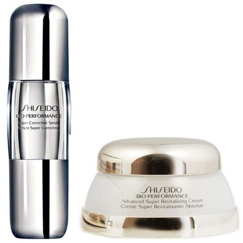 Shiseido Bio-Performance femme/woman, Geschenkset (Super Corrective Serum, 30 ml und Advanced Revitalizing Cream, 7 ml), 1er 
