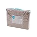 Comfort Spaces Cavoy 3 Piece King Duvet Cover Zipper Closure and Corner Ties Pinch Pleated Tufted Ultra Soft Microfiber Luxury Bedding-Set, Taupe