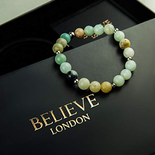 2 Believe+London+Amazonite+Gemstone+Bracelet
