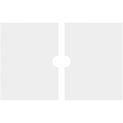 Ekena Millwork CMP38X25BX2-04000 Beaux