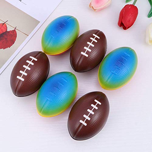 image for ITISMINE 12 pcs Mini Foam Football Stress Balls for Stress Relief Sque
