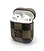 GadgetBros New Luxury High End Stylish Fashion Designer Leather Full Protection Shockproof Case Cover for Airpood Wireless Headphones, with Carabiner/Keychain Accessories (Brown)thumb 4
