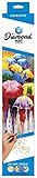 Diamond Art by Leisure Arts - Powered by Diamond Dotz - 5D DIY Diamond Painting Kit - Rainy Day Design