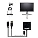 gofanco Active Micro HDMI to VGA Converter (Black) with Micro USB Power Cable for Micro HDMI enabled Ultrabooks, tablets, smartphones, cameras and camcorders to connect to VGA displays (MicroHDVGA)