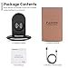 FULOXTECH iPhoneX Wireless Charger Stand,10W Fast Charging Pad Stand(No AC Adapter) for Samsung Galaxy S9/S9+ Note 8/5 S8/S8+ S7/S7 Edge,7.5W for iPhoneX/8/8+,5W for All Qi-Enabled Devices Black