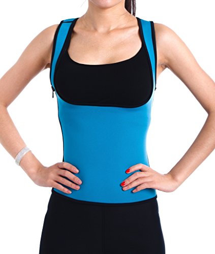 ValentinA Womens Slimming Sweat Vest Hot Neoprene Shirt Body Shapers for Weight Loss