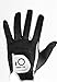 FINGER TEN Men’s Golf Glove Left Hand Rain Grip Pack, Durable Fit for Hot Wet All Weather (Black, M/Large)