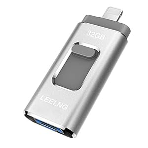 USB Memory Stick voor 32 GB Foto Stick USB Flash Drive Geheugen Opslag Stick voor Android LEELNG Zilver