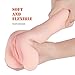 Male Masturbator Pocket Pussy Stoker with Cock Ring, SHEQU Adult Sex Toy for Men Masturbation Silicone Waterproof Realistic Vagina with Labia (Anna's Pussy)
